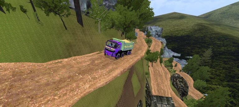 Dangerous Mountain Mudy Off-Road Map