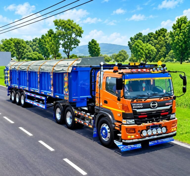 Eicher Long Trolley Load Trailer Truck Mod