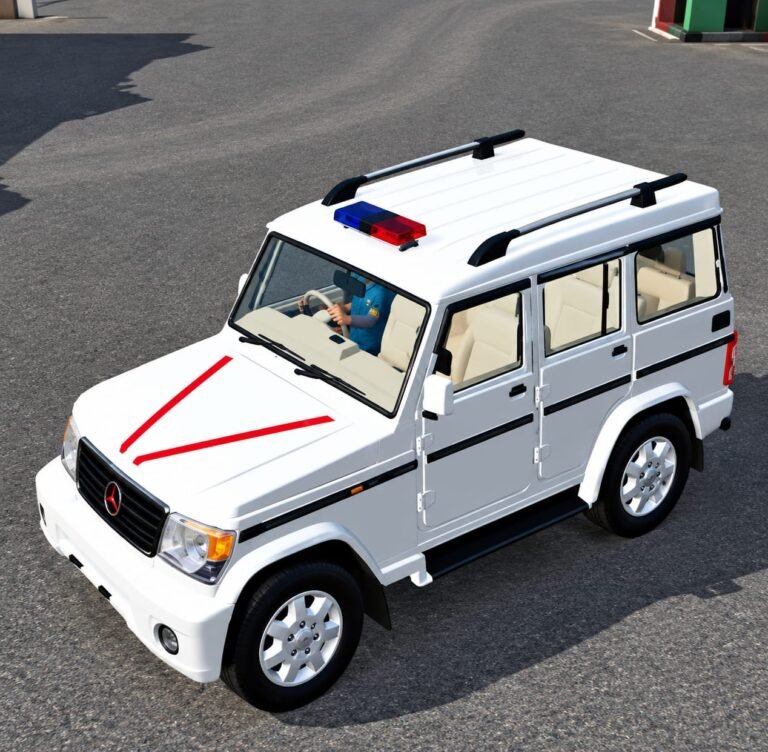 Mahindra Bolero Police Car